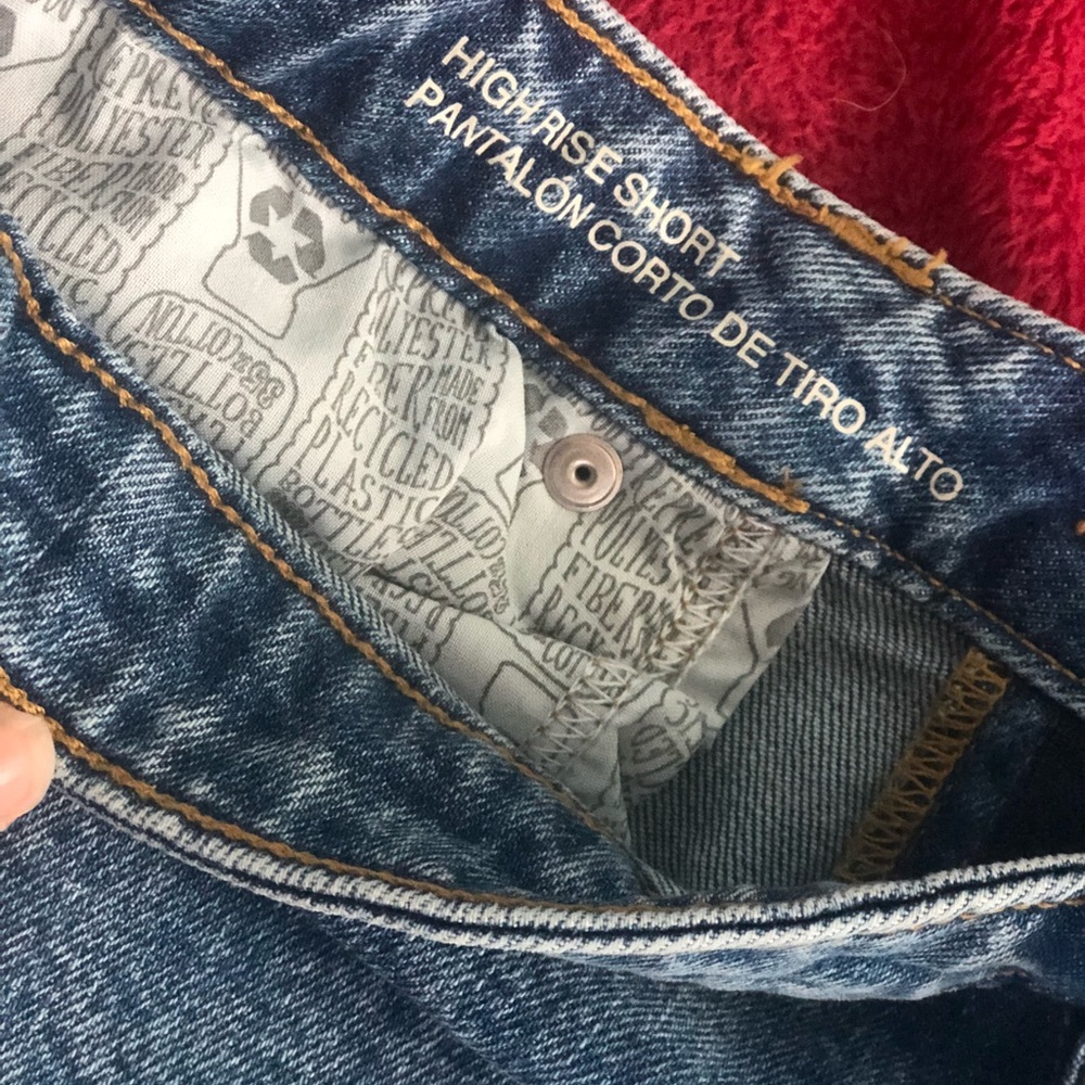 High Rise Jean Shorts - Picture 6 of 8